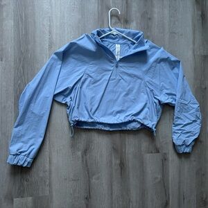 Alo Yoga cropped track quarter zip